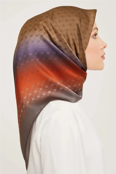 ARMİNE DJ SAF İPEK EŞARP 9003D (S)  (NOSTALJİ SURA) - 11