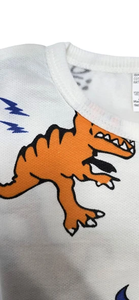 Dinazorlu Erkek Bebek Pijama Takım - 6