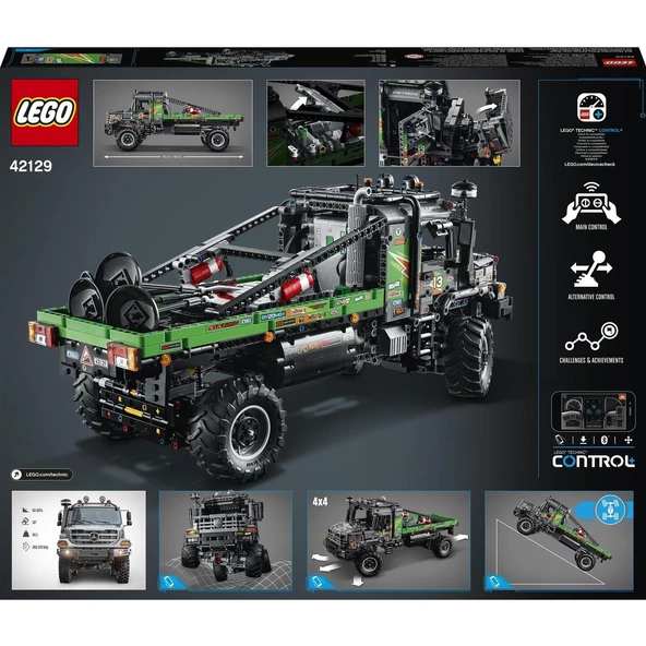 Orjinal Lego Technic Kumandalı 4 x 4 Mercedes-Benz Zetros Kamyon Lego Technic 42129 - 2