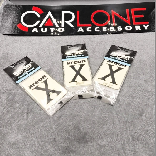 Areon X Model Lastikli Ayna Kokusu 3'lü Set Beyaz Summer Dream - 2