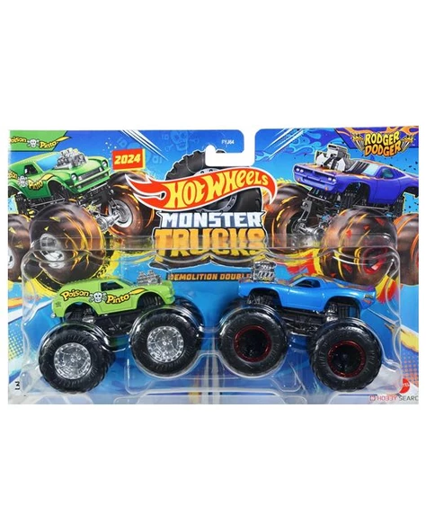 Hot Wheels Monster Trucks 2024 Posion Pinto ve Rodger Dodger HWN70