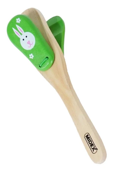 Midex Orf-MRC-04GR Örf Aletleri Kaliteli Kastanyet Marakas Yeşil ürün görseli 1