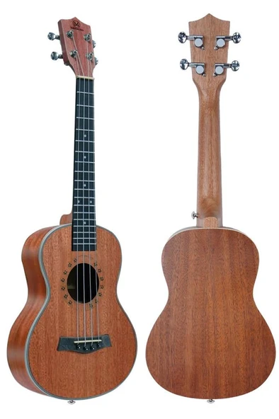 Maxword MU-24 PRO Yüksek Kaliteli Maun Concert Ukulele Seti - Resim 4