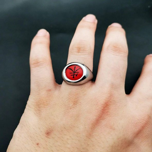 NARUTO Uchiha Itachi Akatsuki Yüzük - 6
