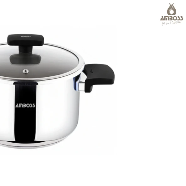 Cook Master 7 Parça Çok Fonksiyonlu Paslanmaz Çelik Buharlı Düdüklü Tencere Seti - Resim 3