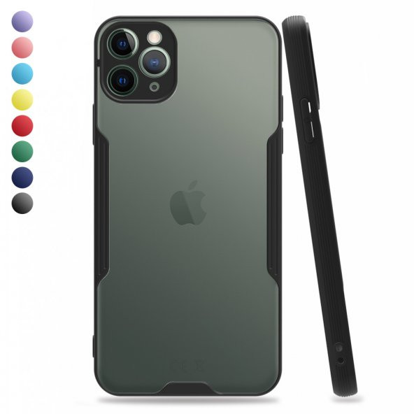 iPhone 11 Pro Max Kılıf Platin Matte Silikon Arka Kapak