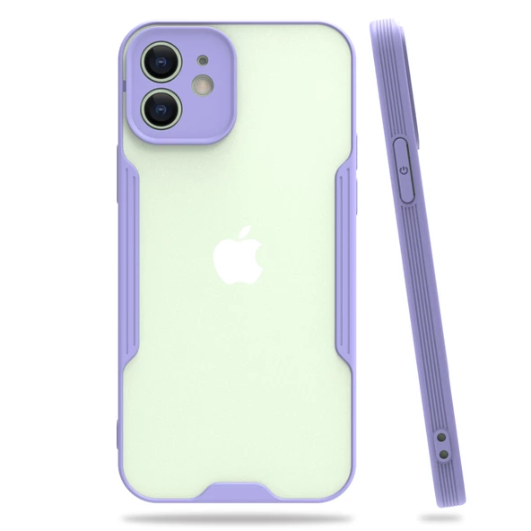 iPhone 12 Mini Kılıf Platin Matte Silikon Arka Kapak - Resim 8