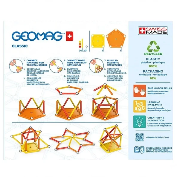 Geomag Classic Manyetik Zeka Oyunu 42 Parça - 3