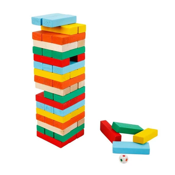 Smile Games Renkli Denge Oyunu 54 Parça - S00002279 - 2
