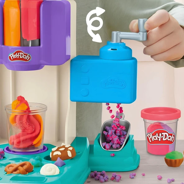 Hasbro Play-Doh Gökkuşağı Girdaplı Dondurma Oyun Seti G0028 - 2