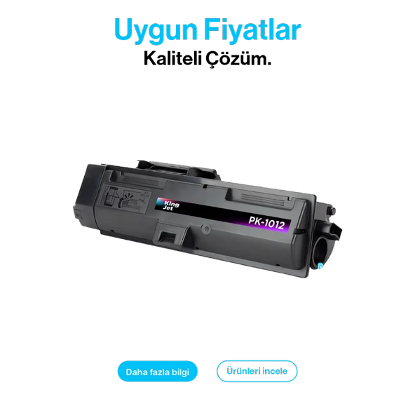 KingJET PK-1012 2'li Paket - Utax Uyumlu Çipli Muadil Toner - 4