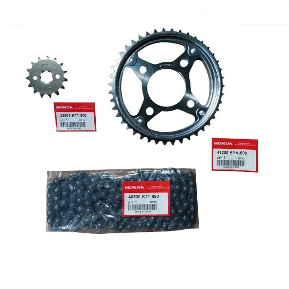 Honda CBF 150 Zincir Dişli Seti Orjinal 41200-KYA-600
