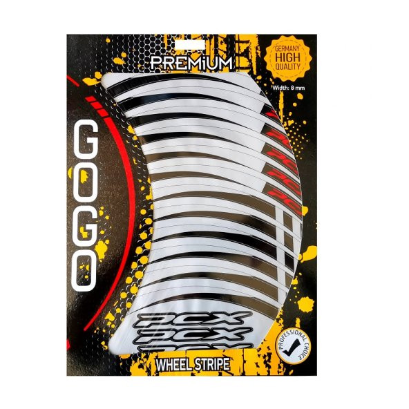 Honda PCX Jant Şeridi Yeni Model Beyaz ürün görseli