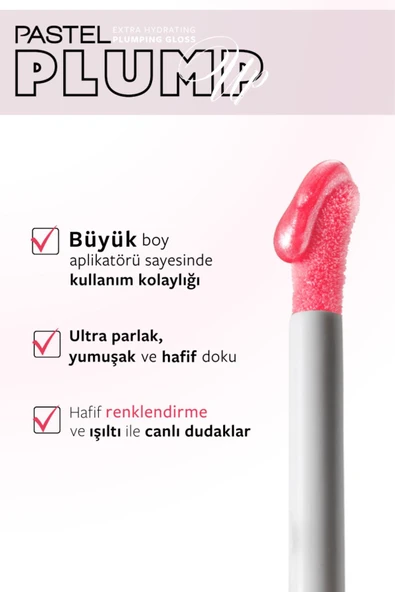 PASTEL PROFASHION PLUMP UP EXTRA HYDRAYTING PLUMPING GLOSS 206 - 3
