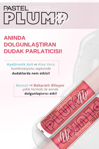 PASTEL PROFASHION PLUMP UP EXTRA HYDRAYTING PLUMPING GLOSS 206 - 5
