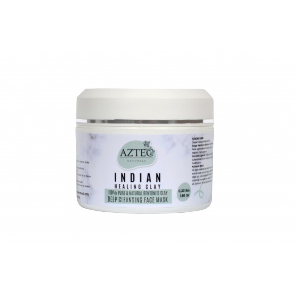 Aztec Naturals Kil Maskesi Indian Healing Clay Yüz Maskesi 150 gr. - 1