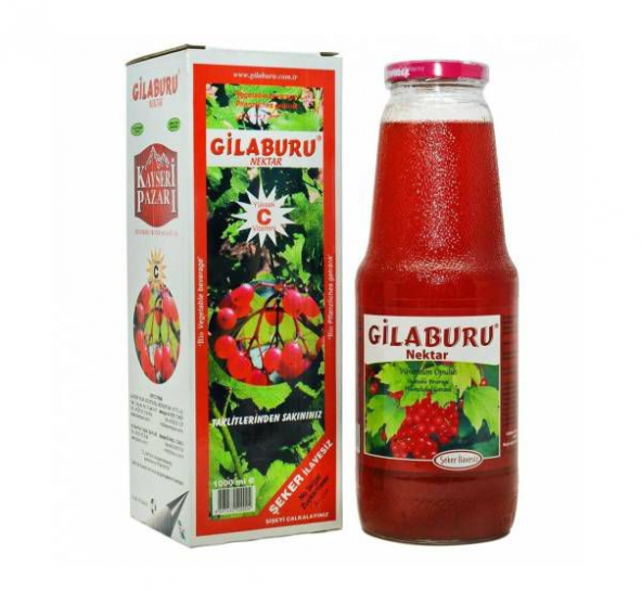 Kayseri Pazarı Gilaburu Suyu Şeker İlavesiz 1 Lt Ücretsiz Kargo