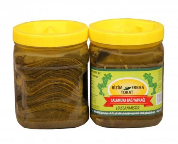 Bizim Erbaa Tokat Salamura Bağ Yaprağı 850 Gr Ücretsiz Kargo