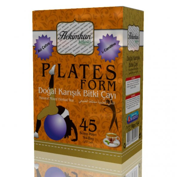 Hekimhan Plates Form Doğal Karışık Bitki Süzen Poşet Çay Ücretsiz Kargo