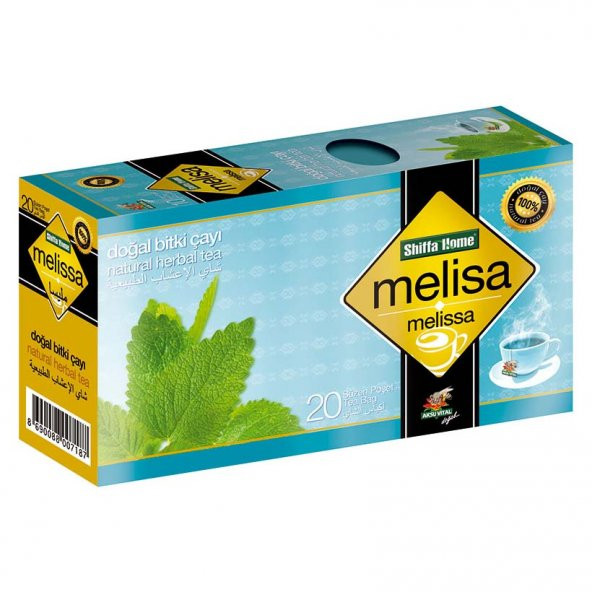 Shiffa Home Melisa Doğal Bitki Süzen Poşet Çay Ücretsiz Kargo