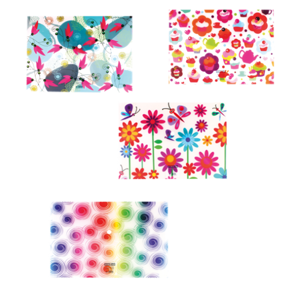 Globox Çıtçıtlı Dosya CD Bölmeli