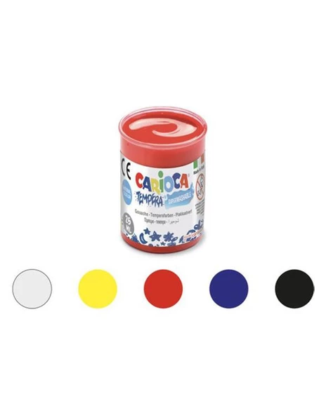 Carioca Tempera Sulu Boya Süper Yıkanabilir 6x25ml - 2