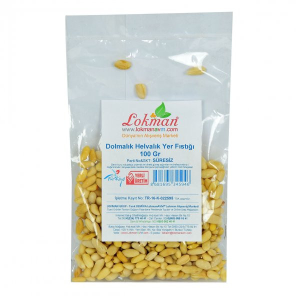 Dolmalık Helvalık Yer Fıstığı 100 Gr Paket - 2