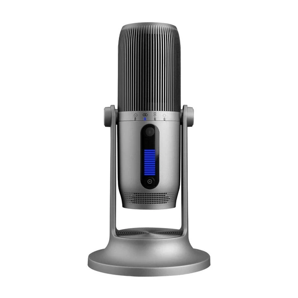 Thronmax M2G MDRILL ONE Gri USB 48Khz 16bit HD Kayıt 3,5mm ses Kontrol Led Type-C Mikrofon - 2