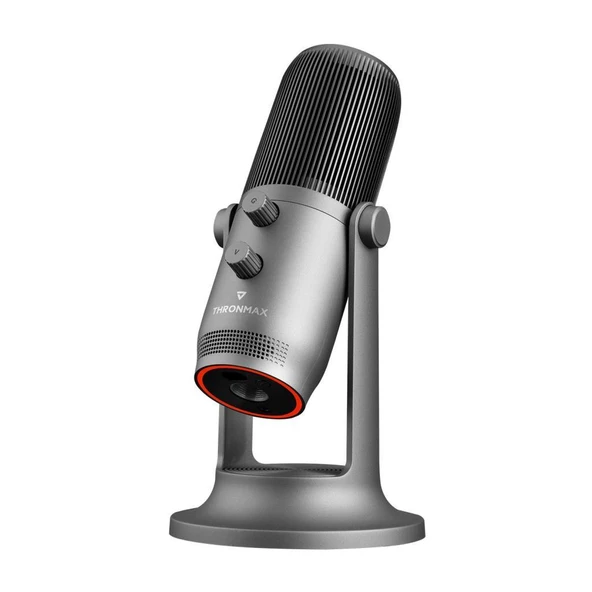 Thronmax M2G MDRILL ONE Gri USB 48Khz 16bit HD Kayıt 3,5mm ses Kontrol Led Type-C Mikrofon - 3