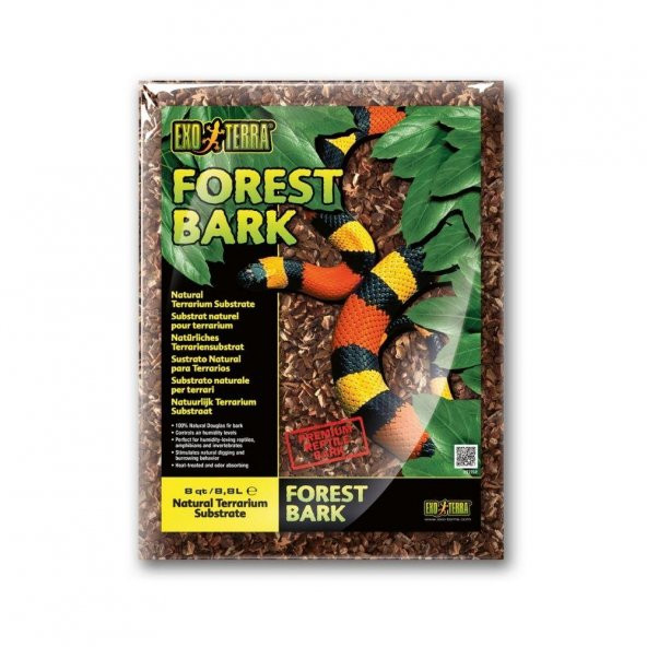 Exo Terra Forest Bark Sürüngen Taban Malzemesi 8,8 lt
