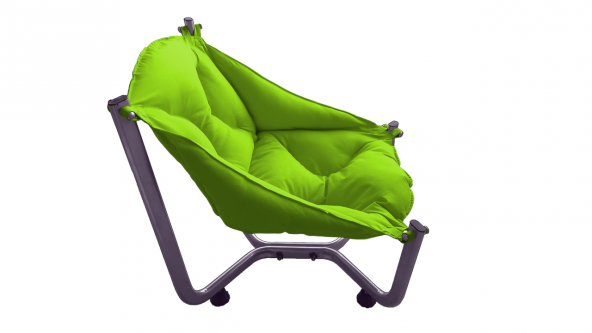 Ergonomik Fıstık Yeşili Renkli Sahil Bahçe Balkon Koltuğu