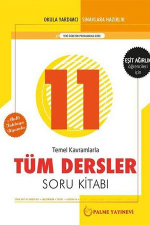 11.Sınıf Tüm Dersler Soru Eşit Ağırlık