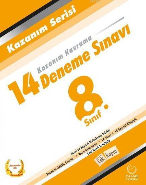 8.Sınıf Kazanım Tüm Dersler 14 Deneme Sınavı