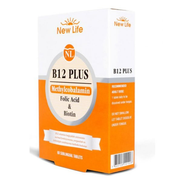 New Life B12 Plus Folik Asit ve Biotin 7640128141006