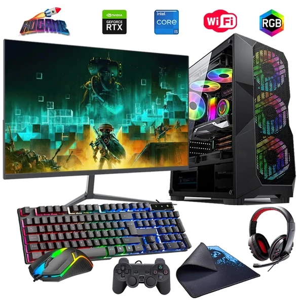 i5 14400F 16GB DDR4 512GB m2 6GB RTX3050 27" 165HzMonitörlü Oyun Bilgisayarı (Gaming SET) ürün görseli