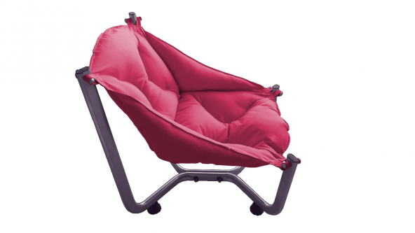 Ergonomik Ergonomik Kırmızı Renkli Sahil Bahçe Balkon Koltuğu - 5