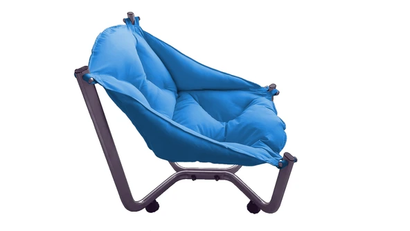 Ergonomik Deniz Mavi Sahil Bahçe Balkon Koltuğu