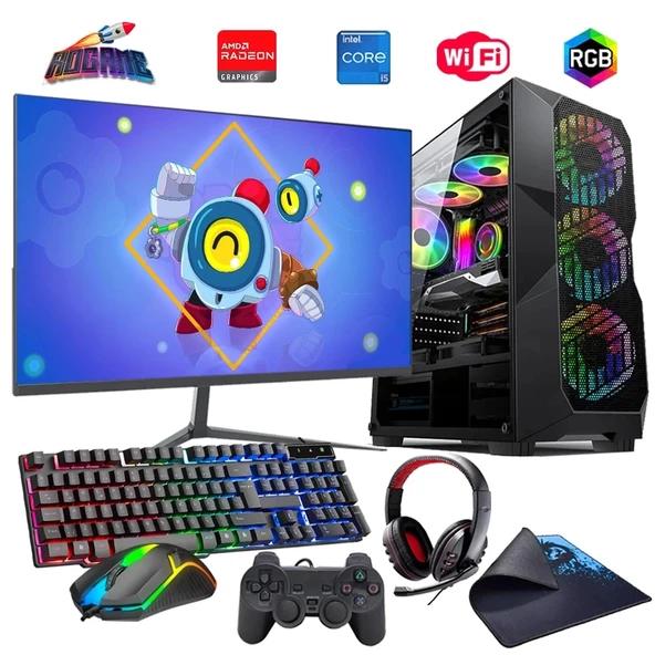 i5 13400F 32GB DDR4 1TB M2 8GB RX580 27" 165Hz Monitörlü Oyun Bilgisayarı (Gaming SET) ürün görseli