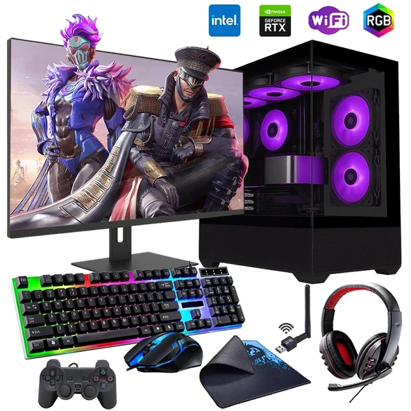 i5 13400F 32GB DDR4 1TB M2 12GB RTX3060 24" Monitörlü Oyun Bilgisayarı (Gaming SET) ürün görseli