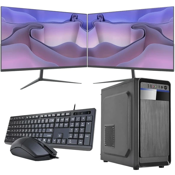 i5 14400 32GB DDR4 1TB M2 Çift 21.5" Monitörlü Ofis Bilgisayarı (Business) ürün görseli