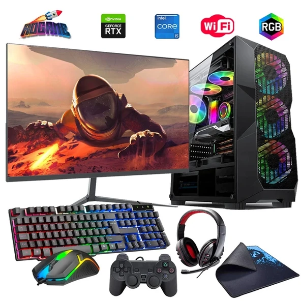 i5 13400F 16GB DDR4 512GB m2 6GB RTX3050 24" Monitörlü Oyun Bilgisayarı (Gaming SET) ürün görseli