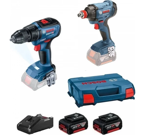 Bosch Gdx 180+GSR18V-50 (2×5.0AH) 0 615 990 N3F Akülü Set