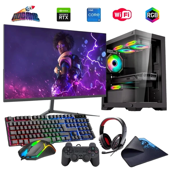 i5 13400F 16GB DDR4 512GB m2 8GB RTX3050 24" Monitörlü Oyun Bilgisayarı (Gaming SET) ürün görseli