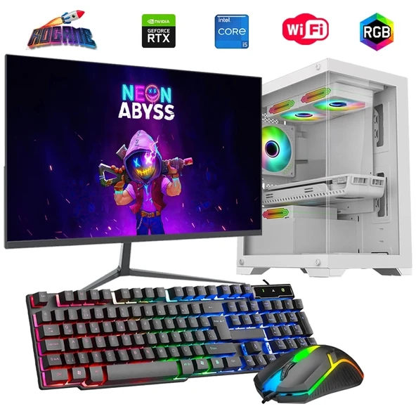 i5 14400F 16GB DDR4 512GB m2 8GB RTX3050 27" 165Hz Monitörlü Oyun Bilgisayarı ürün görseli