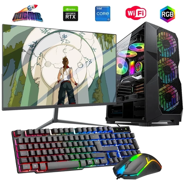 i5 14400F 16GB DDR4 512GB m2 6GB RTX3050 24" Monitörlü Oyun Bilgisayarı ürün görseli