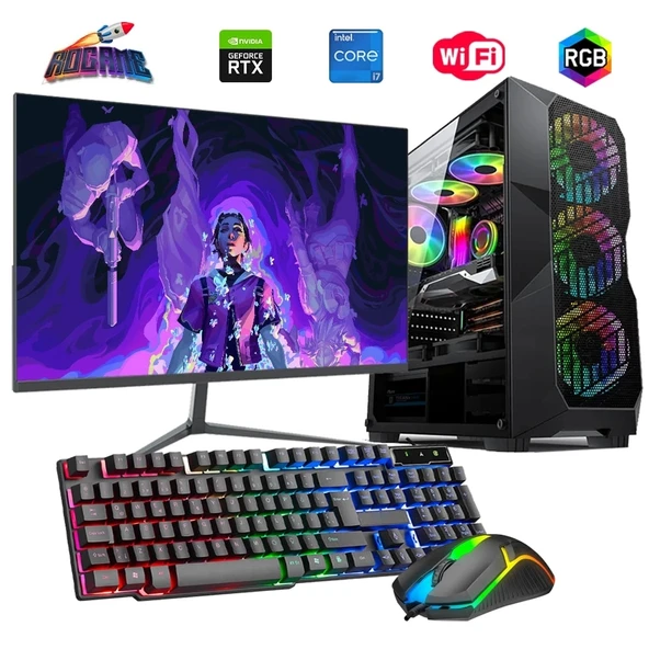 i7 13700F 32GB DDR4 1TB M2 6GB RTX3050 27" 165Hz Monitörlü Oyun Bilgisayarı