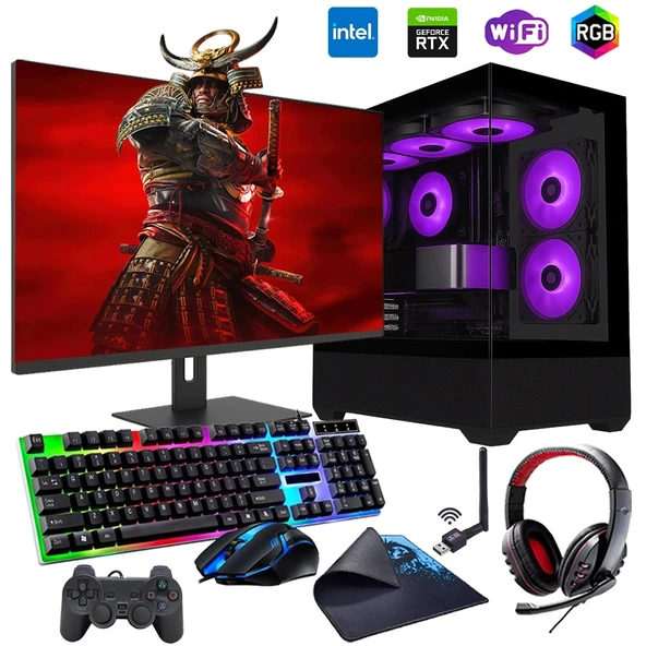 i7 13700F 32GB DDR4 1TB M2 12GB RTX3060 27" 165Hz Monitörlü Oyun Bilgisayarı (Gaming SET) ürün görseli