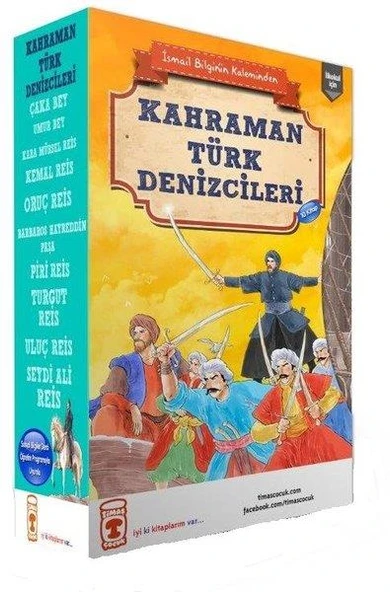 Kahraman Türk Denizciler Seti (10 Kitap) İSMAİL BİLGİN