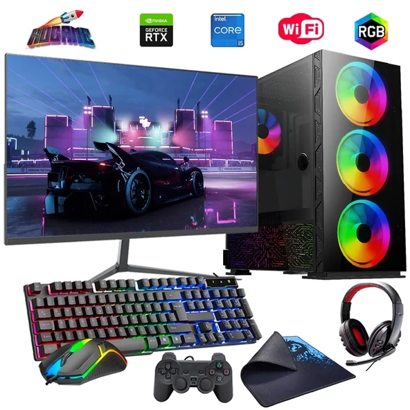 i5 14400F 32GB DDR4 1TB M2 12GB RTX3060 27" 165Hz Monitörlü Oyun Bilgisayarı (Gaming SET) ürün görseli