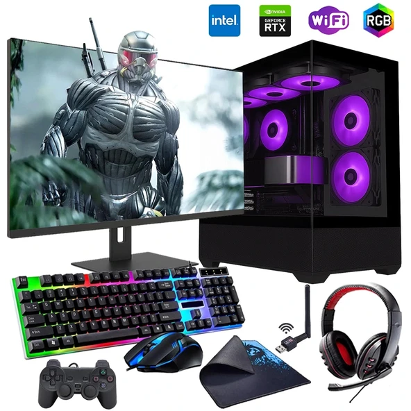 i5 14400F 32GB DDR4 1TB M2 12GB RTX3060 27" 165Hz Monitörlü Oyun Bilgisayarı (Gaming SET) ürün görseli